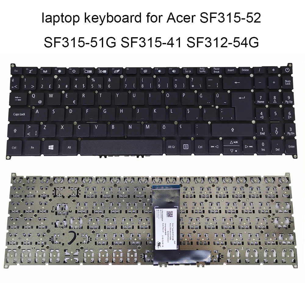 Laptop Parts Keyboard For Acer Aspire N17C3 N17C4 Spanish BG