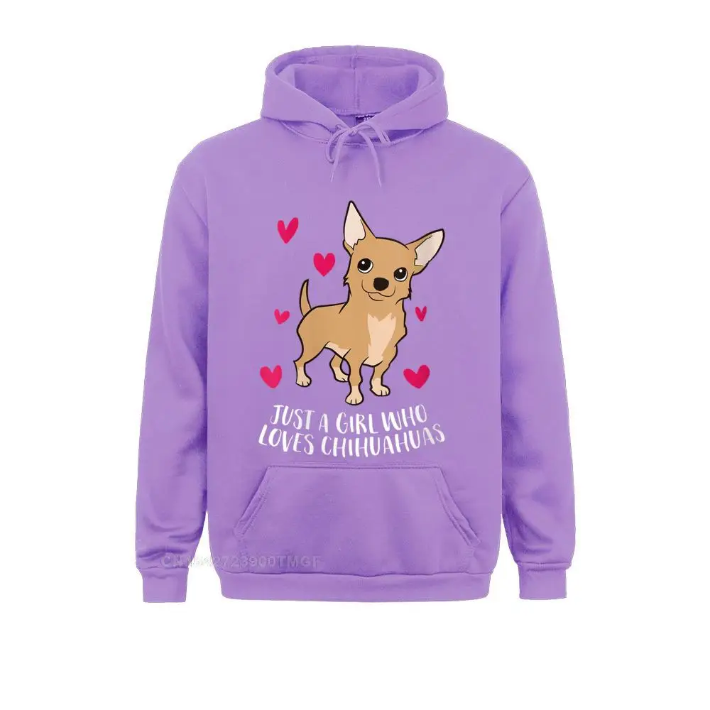 Womens Just a Girl Who Loves Chihuahuas Cute Chihuahua Dog Girl V-Neck T-Shirt__B5679 Casual Hoodies Long Sleeve for Men  Sweatshirts Family Clothes Funky Womens Just a Girl Who Loves Chihuahuas Cute Chihuahua Dog Girl V-Neck T-Shirt__B5679purple
