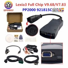 Lexi3 lexia 3 completo chip pp2000 diagbox 7.83 9.68 obd2 scanner de firmware 921815c para citroen para peugeot lexia3 psa xs evolução