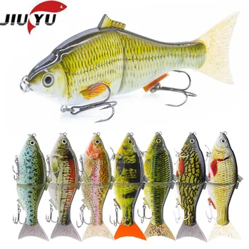 

15cm 50g Multi Sections 2 Segments Fishing Lure Jointed minnow Artificial Hard Bait 3D Eyes Wobblers Treble Hook fishing bait