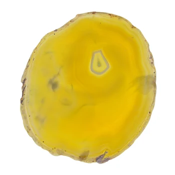 

3 Colored Agate Slices Crystals Geode Stones Jewelry Making Craft Gold Edge