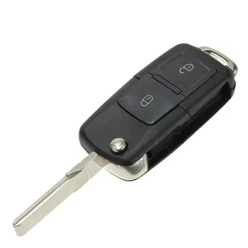 

2 Button Remote Key Fob Case Shell For VW Golf Passat Polo Jetta Touran Sharan