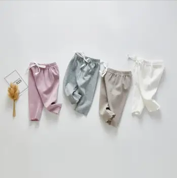 

2020 wholesale baby girls leggings spring cotton fashion baby girls leggings 0-3t HO177