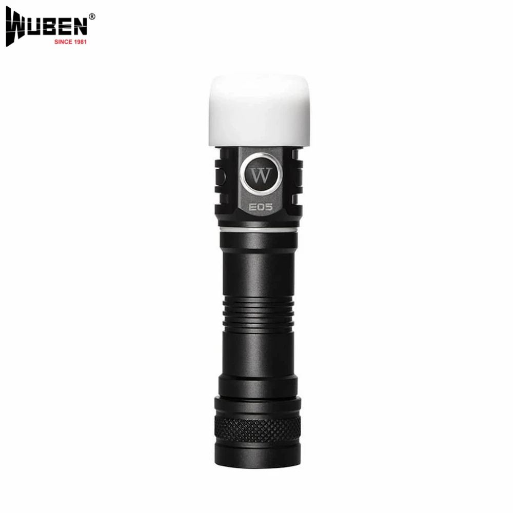 Wuben E05 микро USB аккумуляторная батарея 14500 EDC фонарик Мини Кемпинг Cree LED брелок