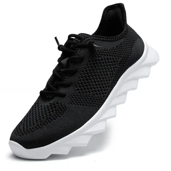 

Fashion Shoes Men Breathable Lightweight Running Casual Shoes Lace Up High Quality Summer Men Footwear Size 44 Zapatilla Hombre