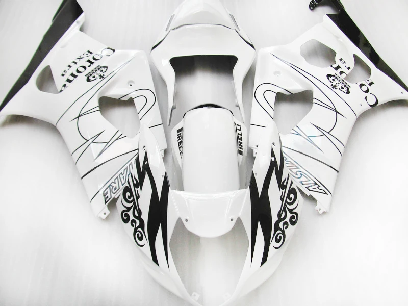 7 подарков обтекатель части для Suzuki K3 2003 2004 GSX R1000 03 04 GSXR 1000 K4 Белый Черный Обтекатели OY10