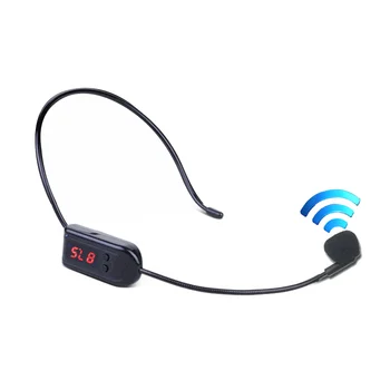 

Handheld FM Wireless Microphone Headset Professional Head-Wear Wireless Headset Mic System for Voice Speech Teaching