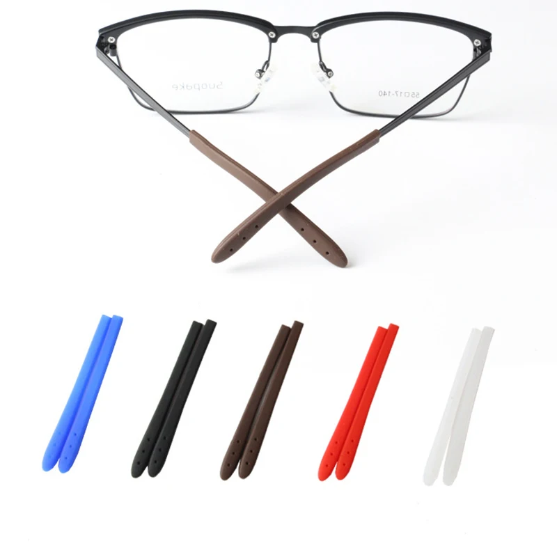 

Anti Slip Silicone Protector Glasses Ear Hooks Tip Eyeglasses Sunglasses Leg Temple Frame Holder Outdoor Accessories