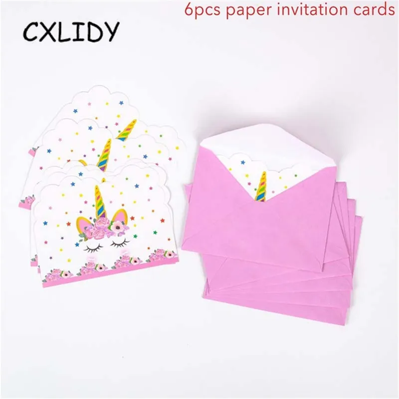 Rainbow Unicorn Cupcake Wrappers Cake Topper Happy Birthday Party Cake Decorations Kids Baby Shower Unicorn Party Supplies GM001 (25)