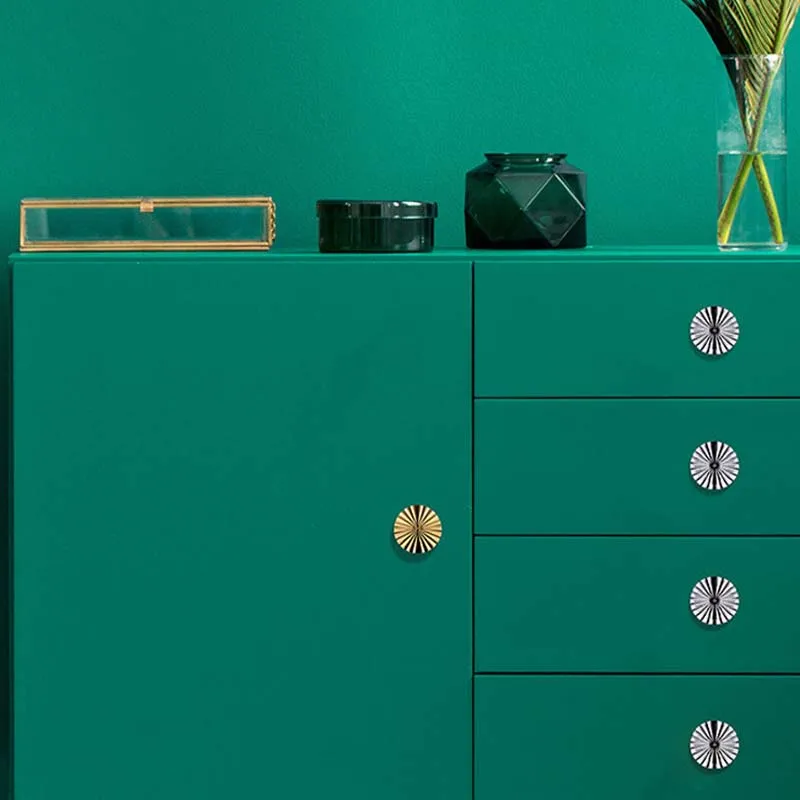 Sunflower Plastic Handle Nordic Light Luxury Cabinet TV Cabinet Handle Modern Simple Golden Wardrobe Door Creative,furniture handles,kitchen door handles