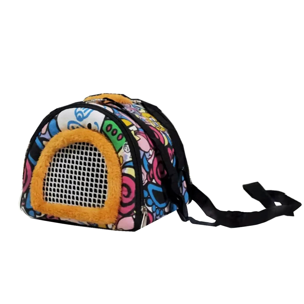 

Portable Small Pet Travel Bag Hamster Carrier Breathable Outdoor Hedgehog Pet Bag