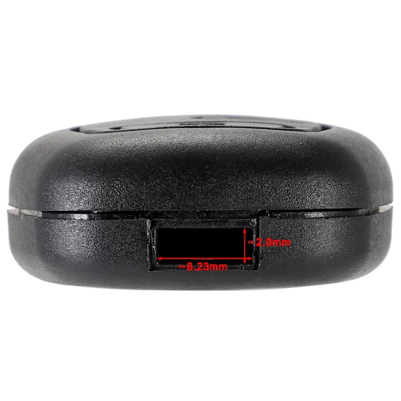 2-Button Remote Car Key Shell with 307 Blade
