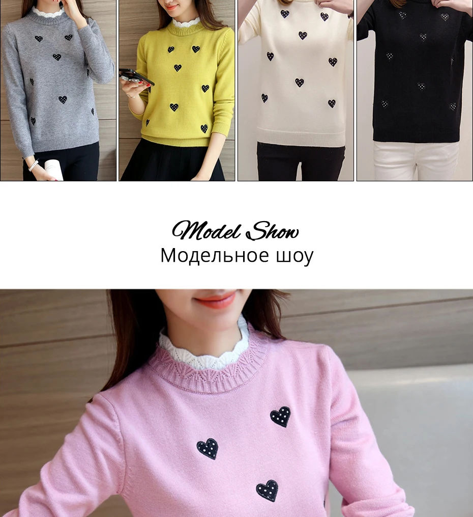 Deguena Knitted Sweaters Fall And Winter High Jersey And Suspension Bridge Sweaters Beautiful Women's Sweaters