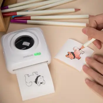 

Portable Mini Paperang P1 Thermal Printer Pocket Wireless Bluetooth 4.0 Photo Printer with 1 Roll White 57*30mm Print Paper