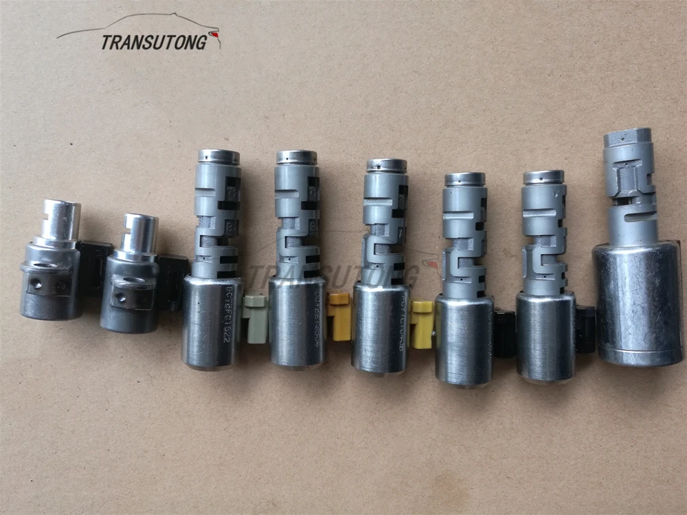 OEM протестированный 09 г TF60SN TR60SN 8 шт./лот комплект соленоида переключения передач для AUDI A4 A3 TT Mini Saab VW Seat SKODA