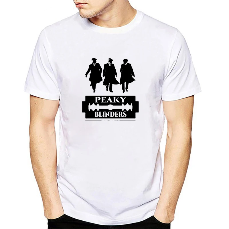 Peaky Blinders Футболка мужская футболка с принтом «Шелби» модная уличная Мужская футболка в стиле хип-хоп Повседневная летняя футболка с короткими рукавами - Цвет: 8