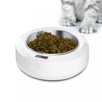 

Slow Feed Dog Bowl, Multifunctional Digital Scale Pet Feeder, 1KG/1G Accurate Smart Weighing Pet Dog Food Scale