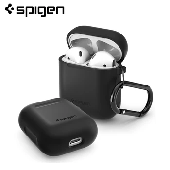 

Spigen Silicone Fit Case for AirPods Charging Case 2nd / 1st Generation - Slim Lightweight Pocket-friendly Durable Silicone Case