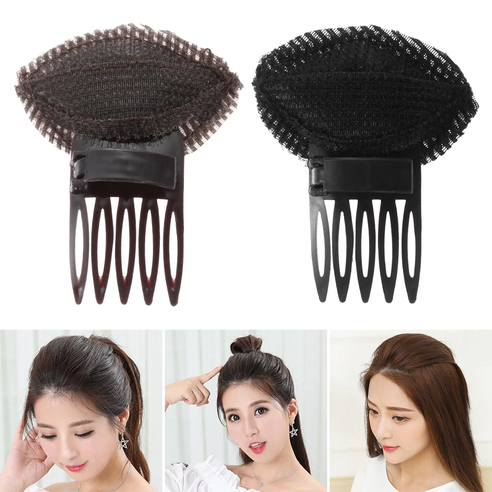 

Invisible Hair Pins Magic Forehead Hair Volume Fluffy Sponge Clip Women Fashion Professional Makeup Comb Hair Clips Bangs Mat