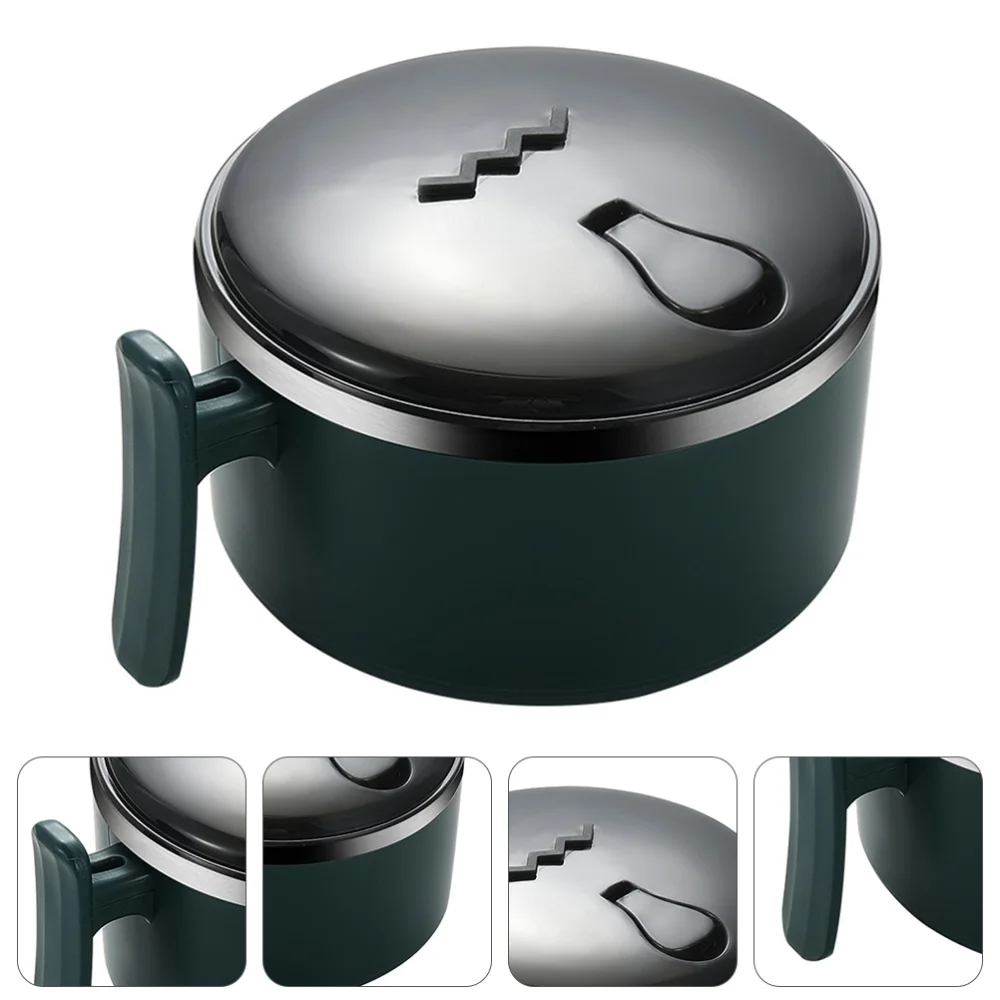 1Pc Instant Noodle Bowl Safe Nice Chic Gift Cutlery Tableware Container | Дом и сад