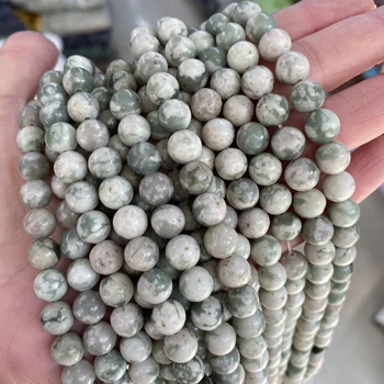 

Peace Jades Stone High Quality Polished Loose Round 4/6/8/10mm Beads For Jewelry Making DIY Peace Jades Beads Fit Bracelet