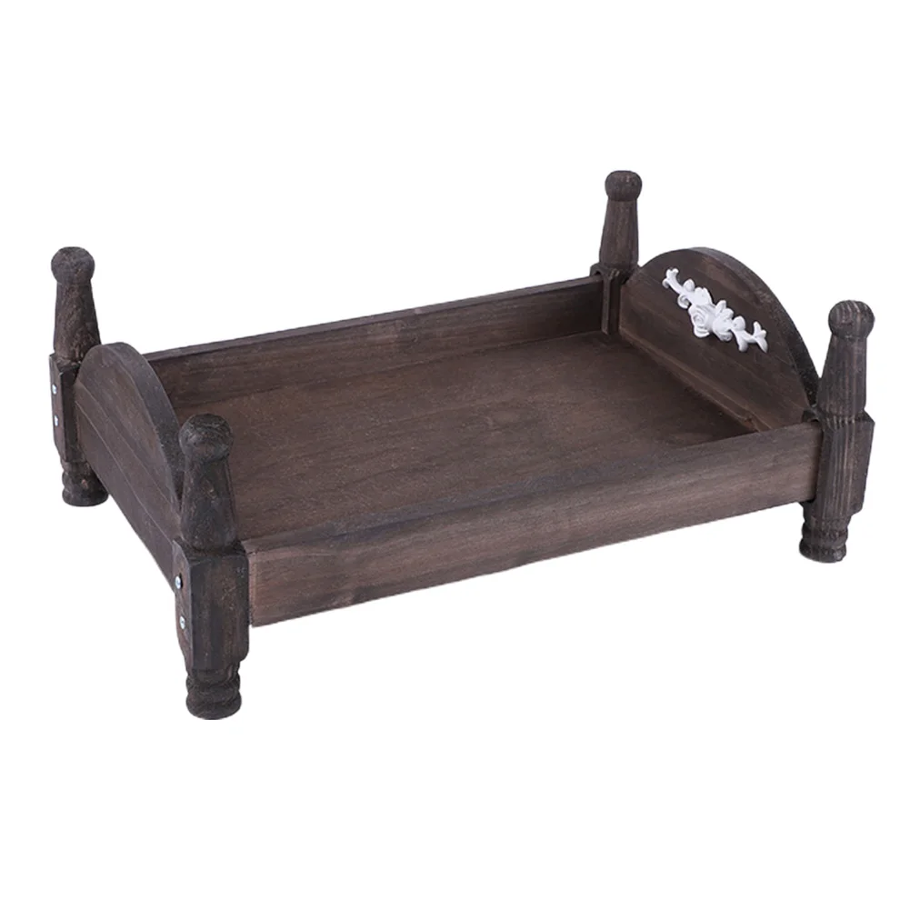 Infant Detachable Posing Mini For Newborn Eco Friendly Photography Props Wooden Baby Bed Photo Studio Crib Gift Accessories