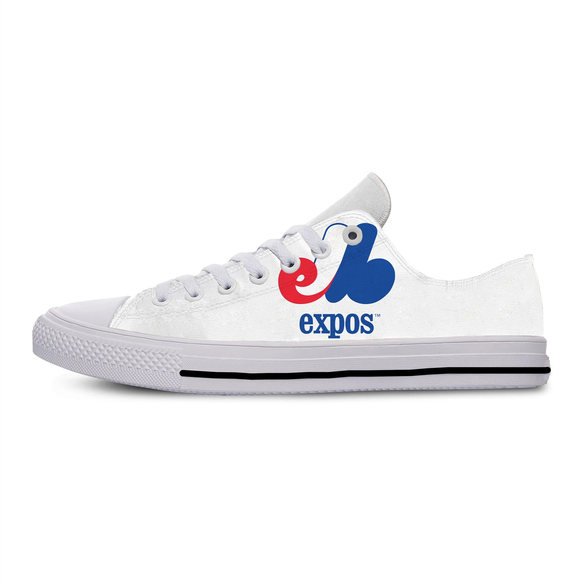 Expos легкая дышащая обувь на плоской подошве Монреаль бейсбольные вентиляторы модная Мужская/женская повседневная обувь кроссовки