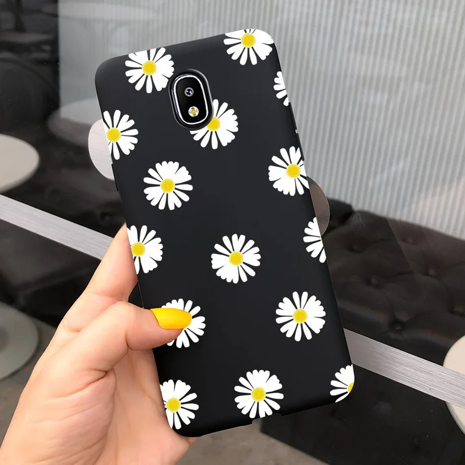 arm pouch for phone Phone Case For Samsung Galaxy J3 2017 Cases Soft Silicone Flower Cat Pets Paint Back Cover For Samsung J3 Pro J330  J32017 Coque best iphone wallet case