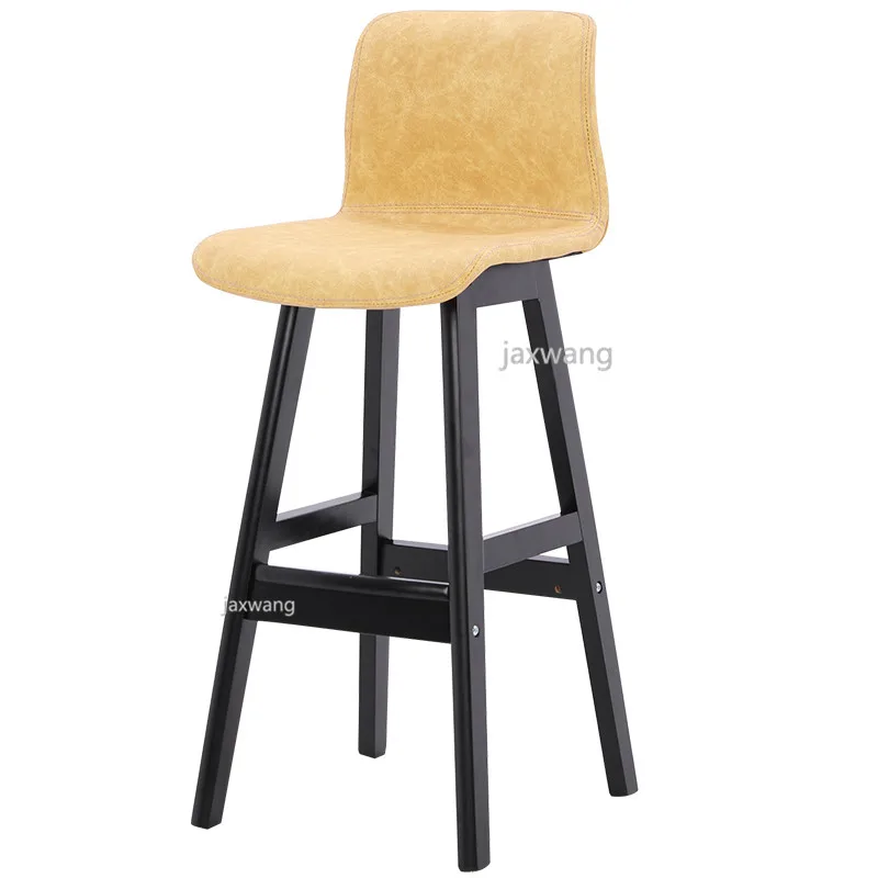 Wood Bar Stool Dining Chair Counter Height Kitchen Breakfast
