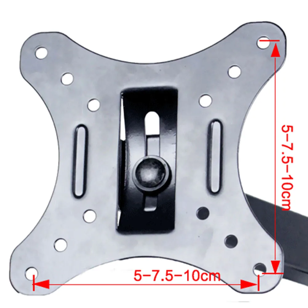 Настенная подставка для домашнего монитора, стальное регулируемое поворотное крепление, 12-26 дюймов, простая установка, крепкий подшипник, кронштейн для гостиной и телевизора