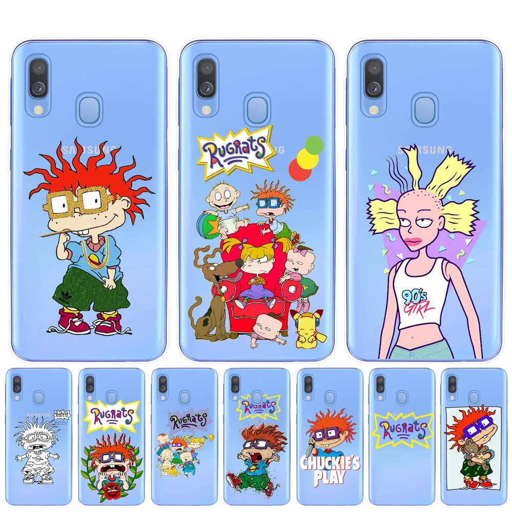 

Rugrats Cover Soft Silicone Clear TPU Phone Case For Samsung A10 A20 A30 A40 A50 A70 A7 A9 A6 A8 Plus 2018 Coque Capa Fundas