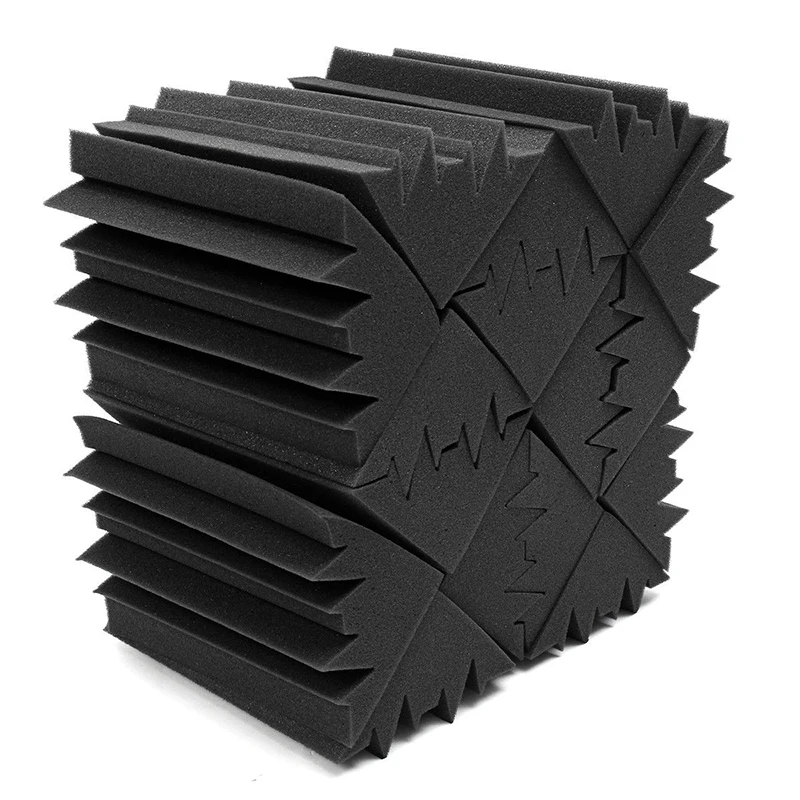 

12*11*24cm Sound Absorption Foams Trap Acoustic Studio Soundproof Noise Absorb Panel Block