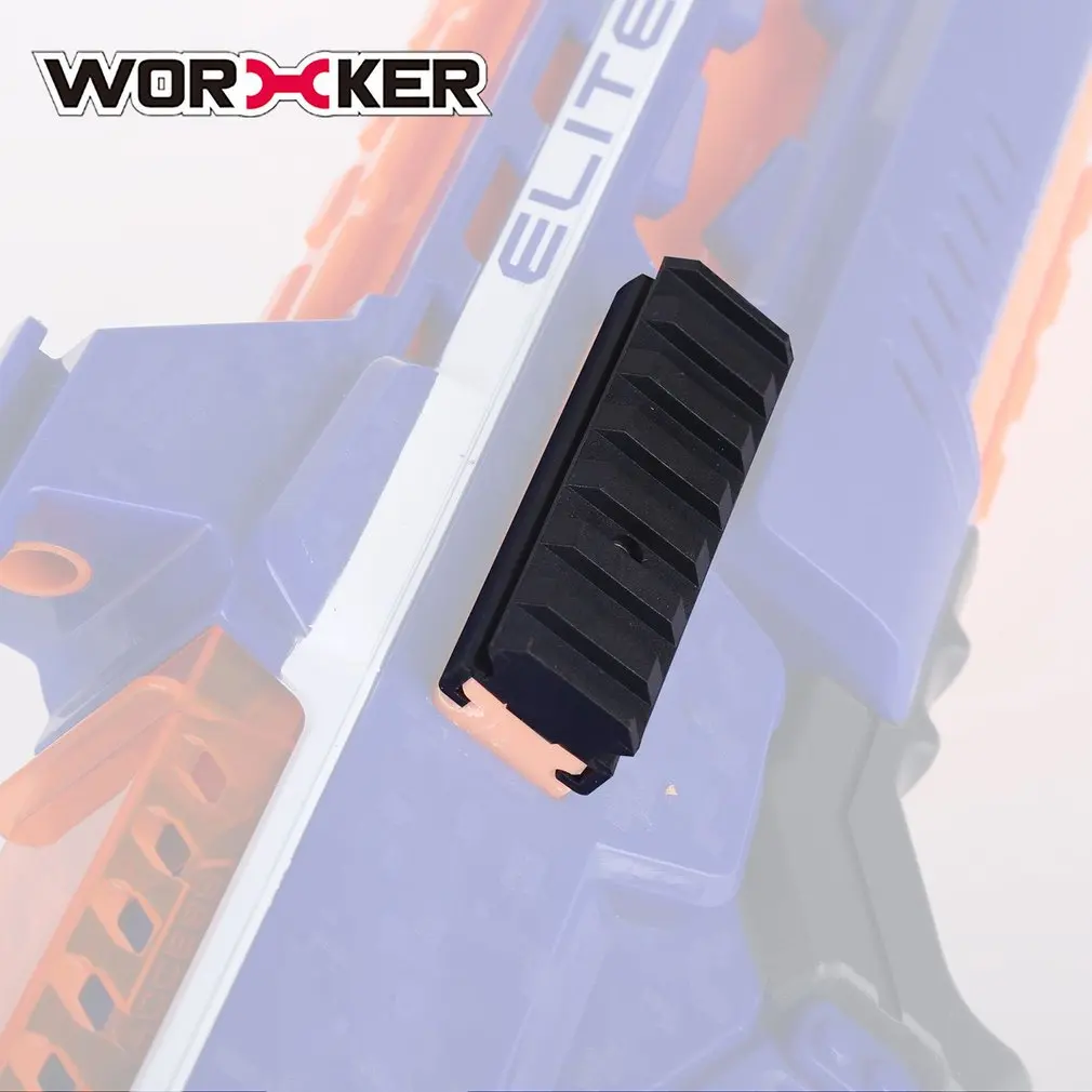 WOERKER Mod несколько длины Пикатинни Топ для Nerf пистолет части бластер модификация рейку нейлон рифленый верхний рельс комплект трек