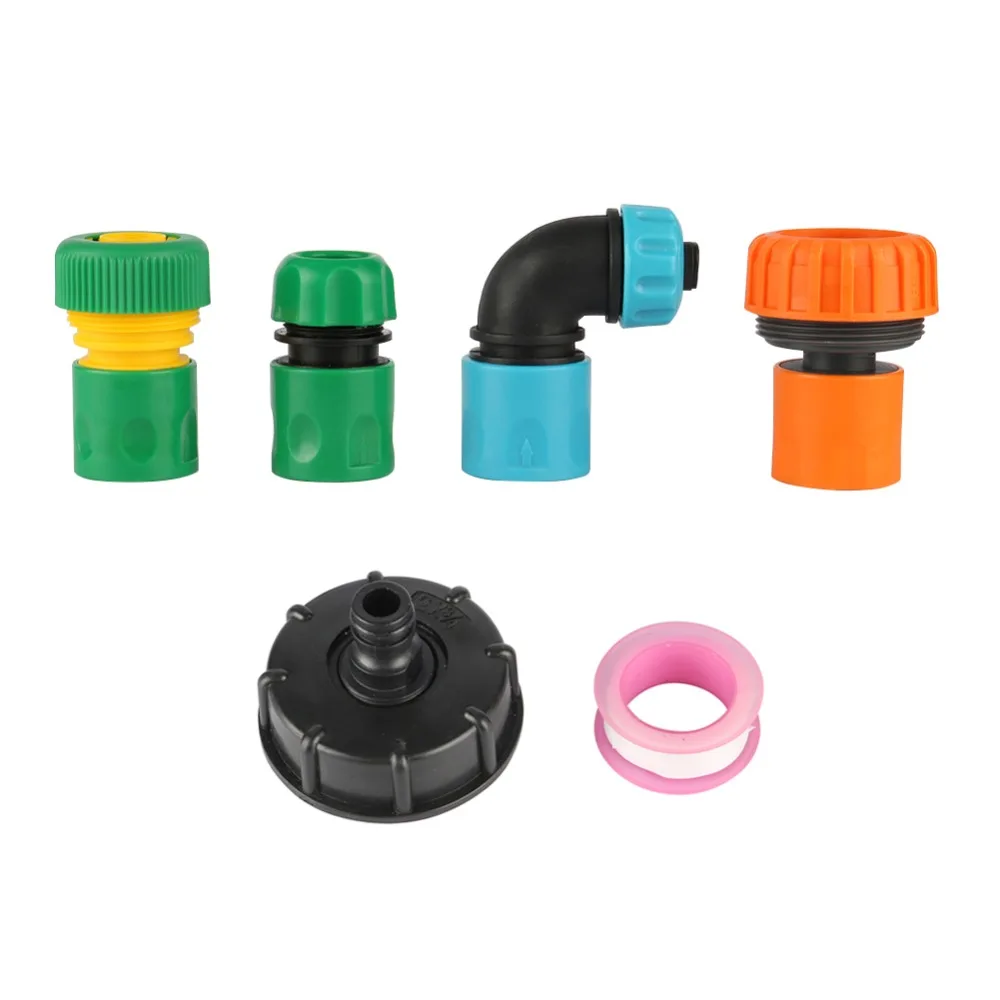 60 мм до 3/" внутренняя резьба IBC Tank Adapter 1/2" 3/" 1" трубная розетка интерфейс шланг Труба адаптер Замена клапана фитинг 1 шт