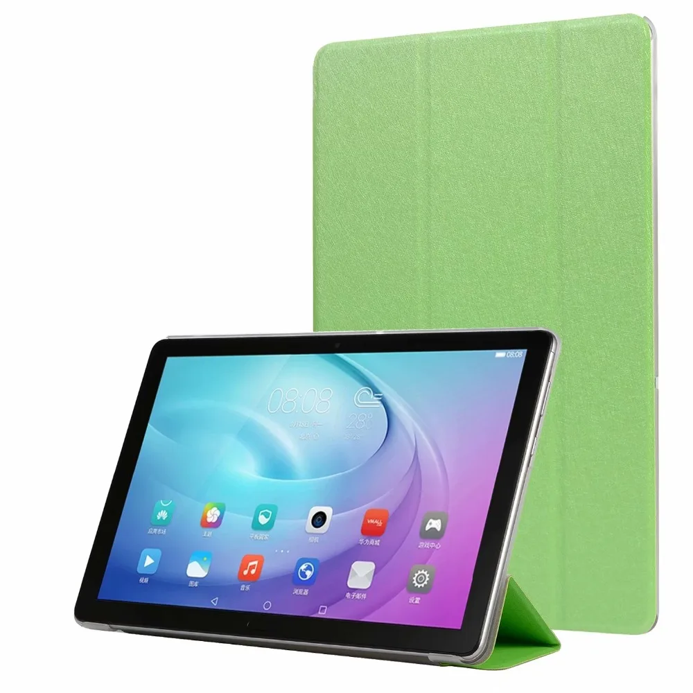 Модный чехол для планшета из искусственной кожи для huawei MediaPad T5 10 AGS2-W09/L09/L03/W19 10,1 дюймов Folio Smart stand cover+ pen