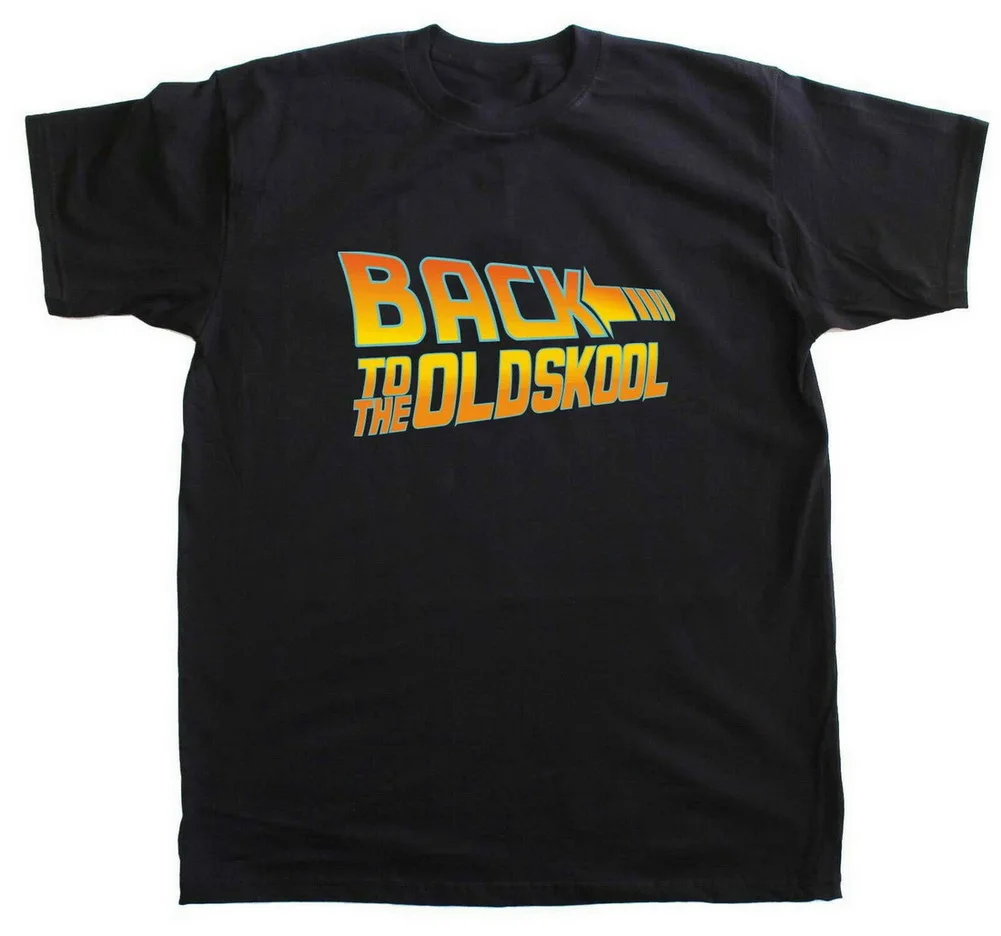 Back To The Old Skool New Men Size Retro Cotton Tops Tee T Shirt T-Shirt Cool Gym | Мужская одежда