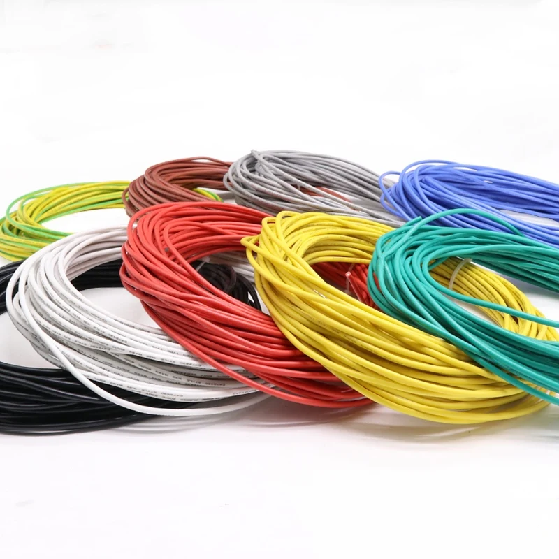 Кабель UL3135 из силиконовой резины 30AWG луженая медь гибкий мягкий провод 600 в |