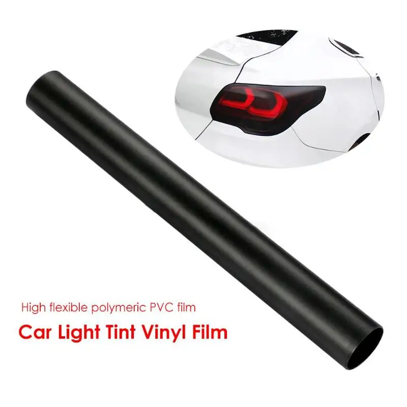 

30x100cm/12x39 inch Black Matt Automobile Car Light Headlight Taillight Tint Vinyl Film Sticker Sheet Fog Light Rear Lamp Matt S