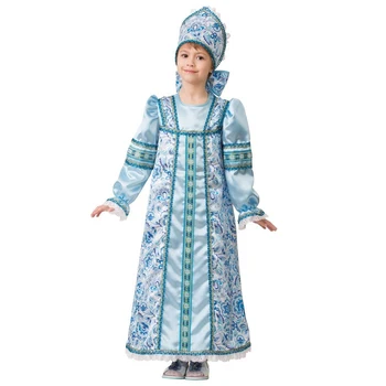 

Carnival costume "Vasilisa fabulous", dress-sundress, kokoshnik, p. 32, height 122 cm