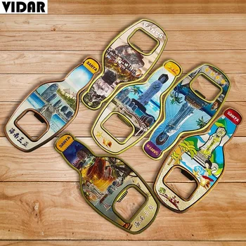 

VIDAR Hainan Sanya Zinc Alloy Metal Craft Refrigerator Magnet Chinese Tourist Souvenirs