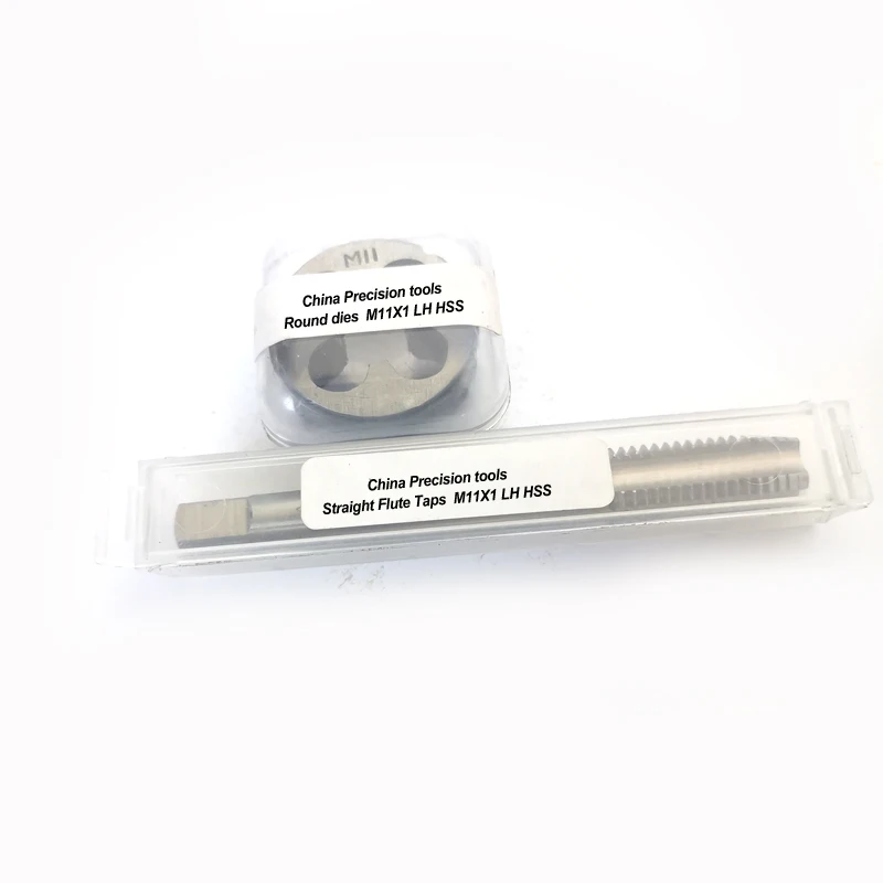 2pcsHSSLeftHandthreadtapanddiesetM11M11X15M11X1LHMetric