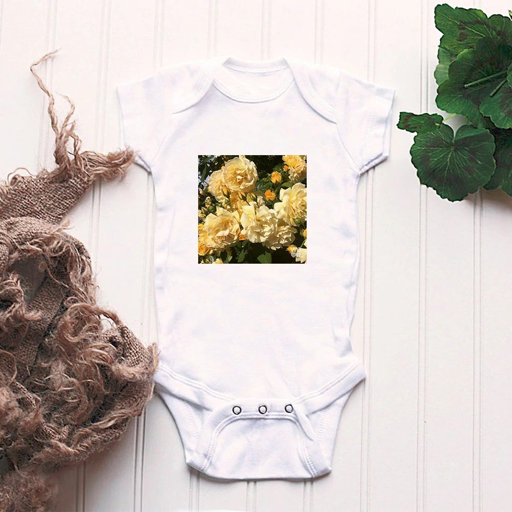 

Aesthetic Flowers Printing Cheap Trendy Baby Girl Boy Romper New Style Ropa Bebe One-Pieces Comfortable Soft Infant Jumpsuits