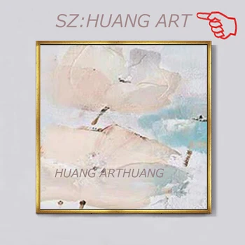 

Hand Painted AbstractIn In full bloom Flower Oil Painting Canvas Wall Art Frameless Picture Decoration For Live Home Decor