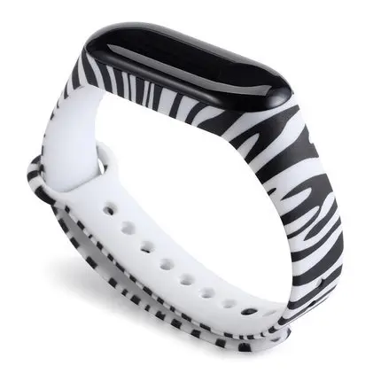Graffiti style Strap For XiaoMi Mi Band 3 4 5 6 Silicone Wrist Strap For XiaoMi MiBand 6 sports strap for mi band 5 3 4 bracelet D51