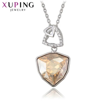 

Xuping Jewelry Sweet Little Fresh Necklace Simplicity Crystals from Swarovski Thanksgiving Gift for Women S140.5-43969