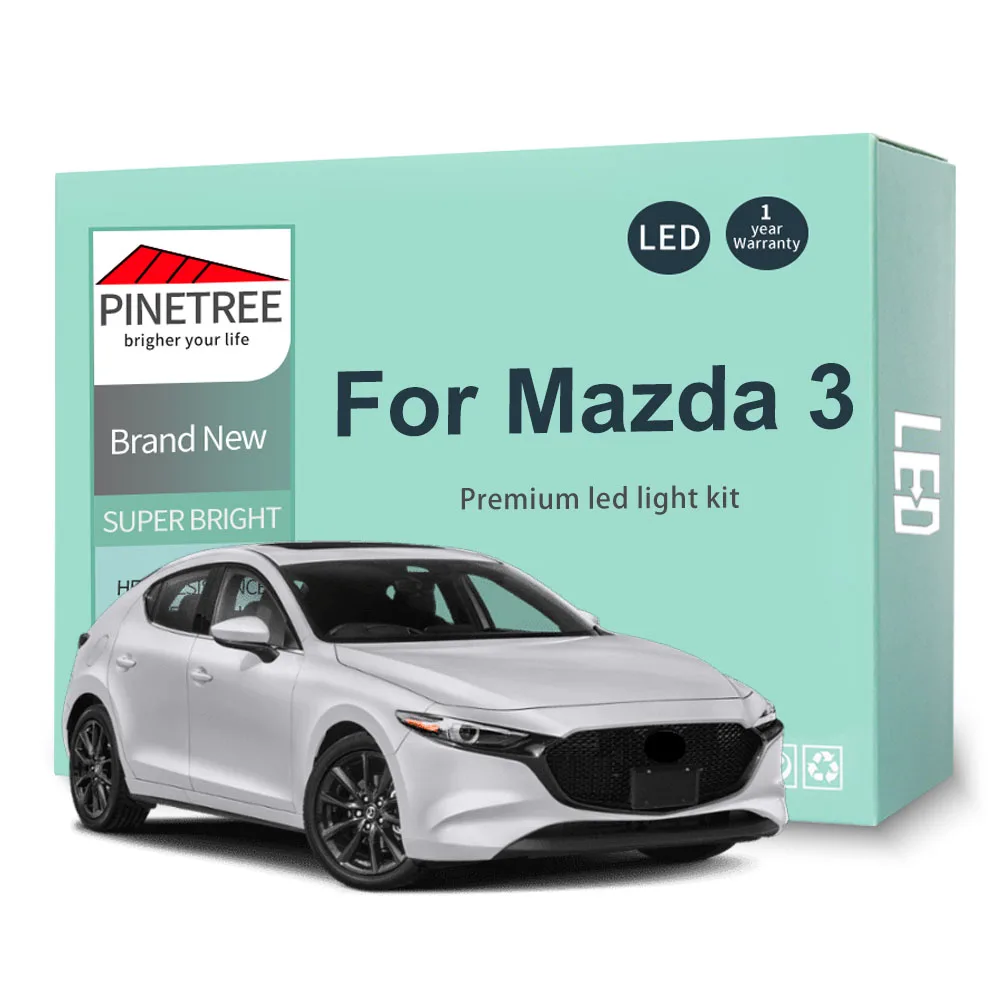 Фонари для Mazda 3 BK BL BM BN 2004- 2016 2017 2018 2019 2020 светодиодные лампы Canbus без ошибок |