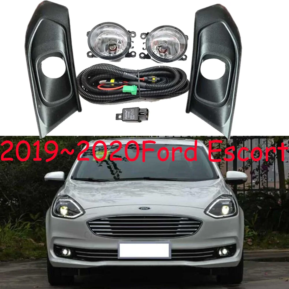 Автомобильный БАМПЕР фара для Ford Escort противотуманная 2019 ~ 2020/2015 2018y галогенная