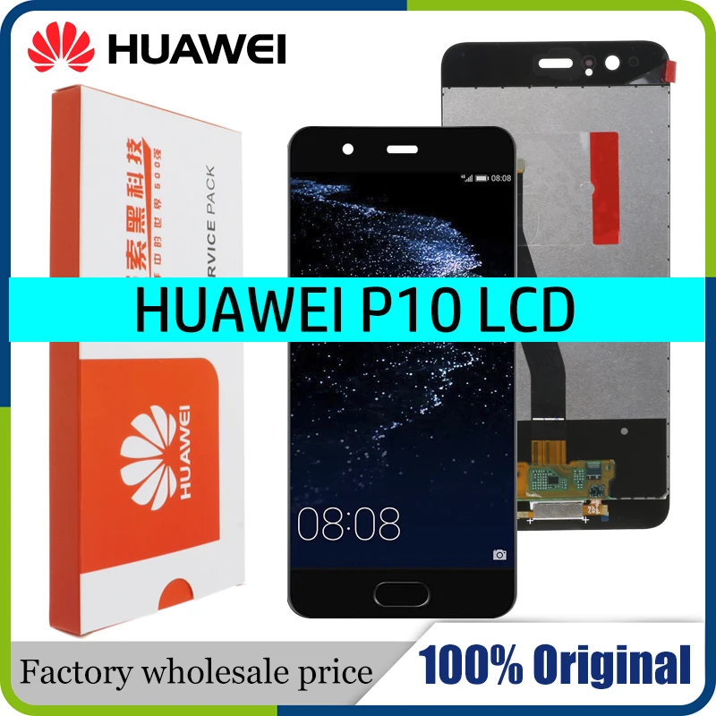 Original 5 1 Lcd For Huawei P10 Lcd Display Touch Screen Digitizer Assembly With Frame Replacement Vtr L09 Vtr L10 Vtr L29 Mobile Phone Lcd Screens Aliexpress