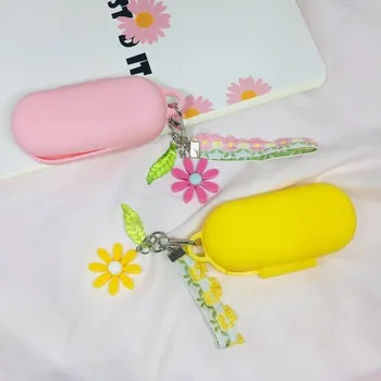 

For Huawei freebuds Lite case Bluetooth Wireless Earphone case Lace Flower Headset silicon case