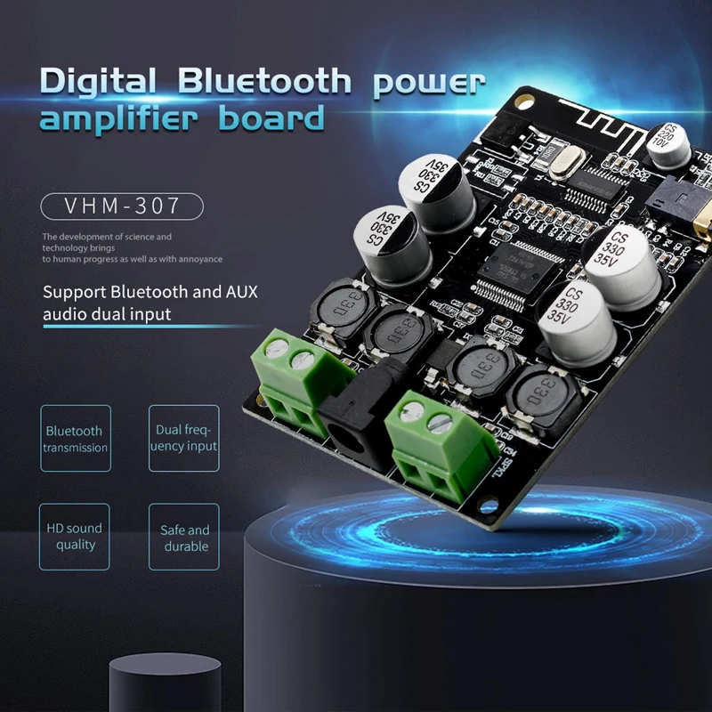 Vhm-307 Tda7492P Bluetooth приемник усилитель аудио доска 25Wx2 колонки Модифицированная музыка мини усилители Diy двухканальный